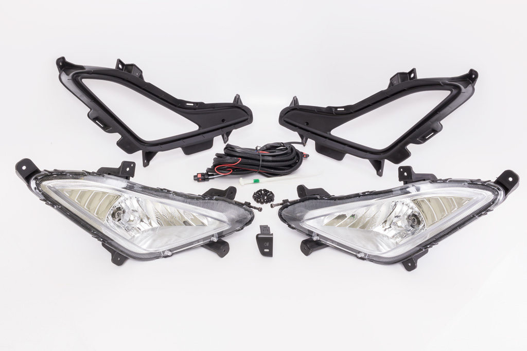 Fog Lights Lamps Kit Oem Replacement For Hyundai Elantra