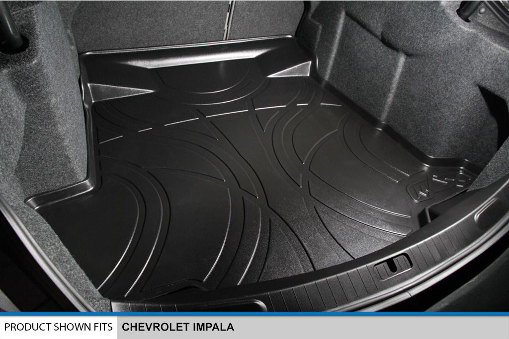 All Weather Floor Mats Set and Cargo Liner Bundle for Chevy IMPALA