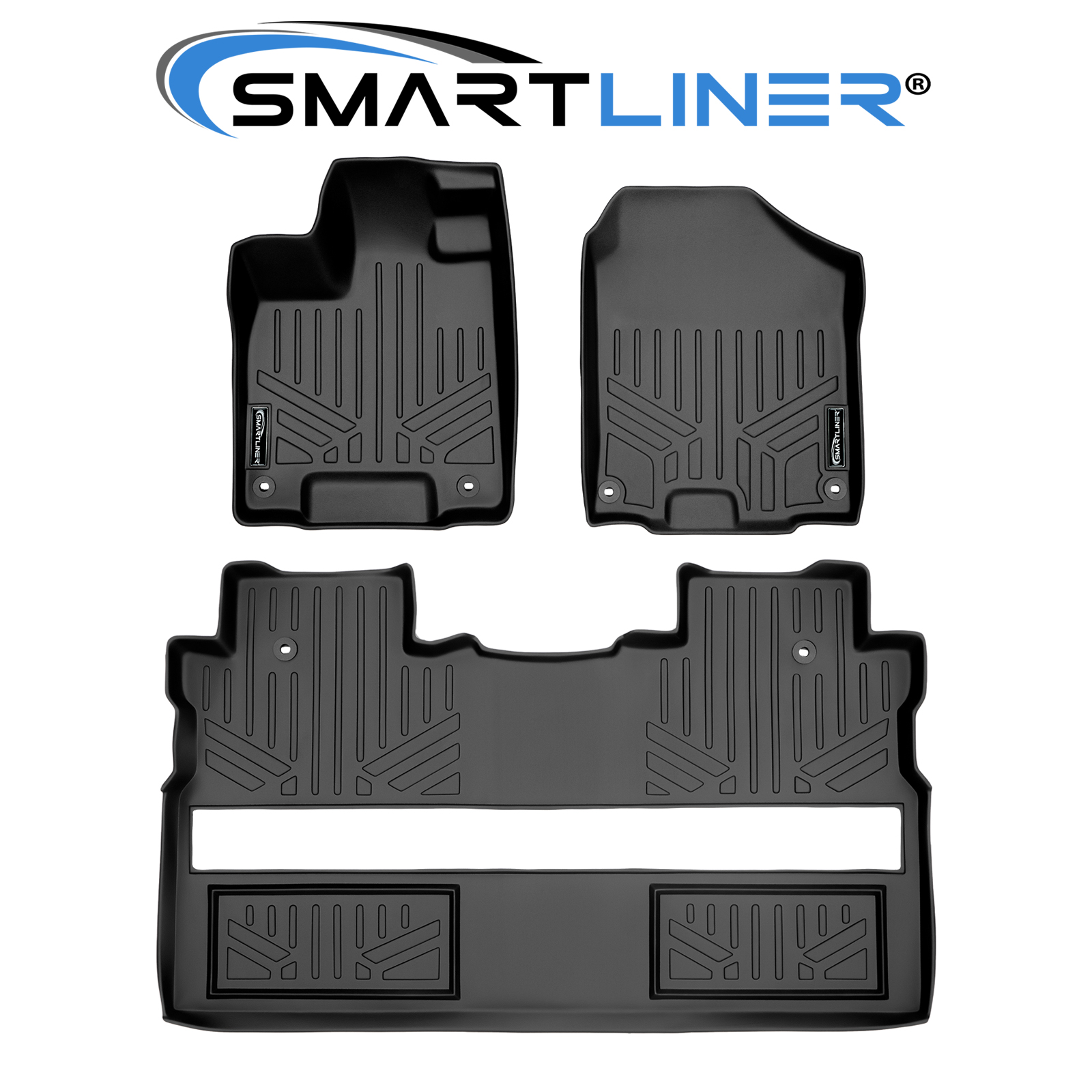 SMARTLINER Custom Fit Floor Mat Set For 20172020 Honda Ridgeline Crew Cab eBay